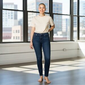 Pilcro and the Letterpress Script Women's Dark Blue Jeans